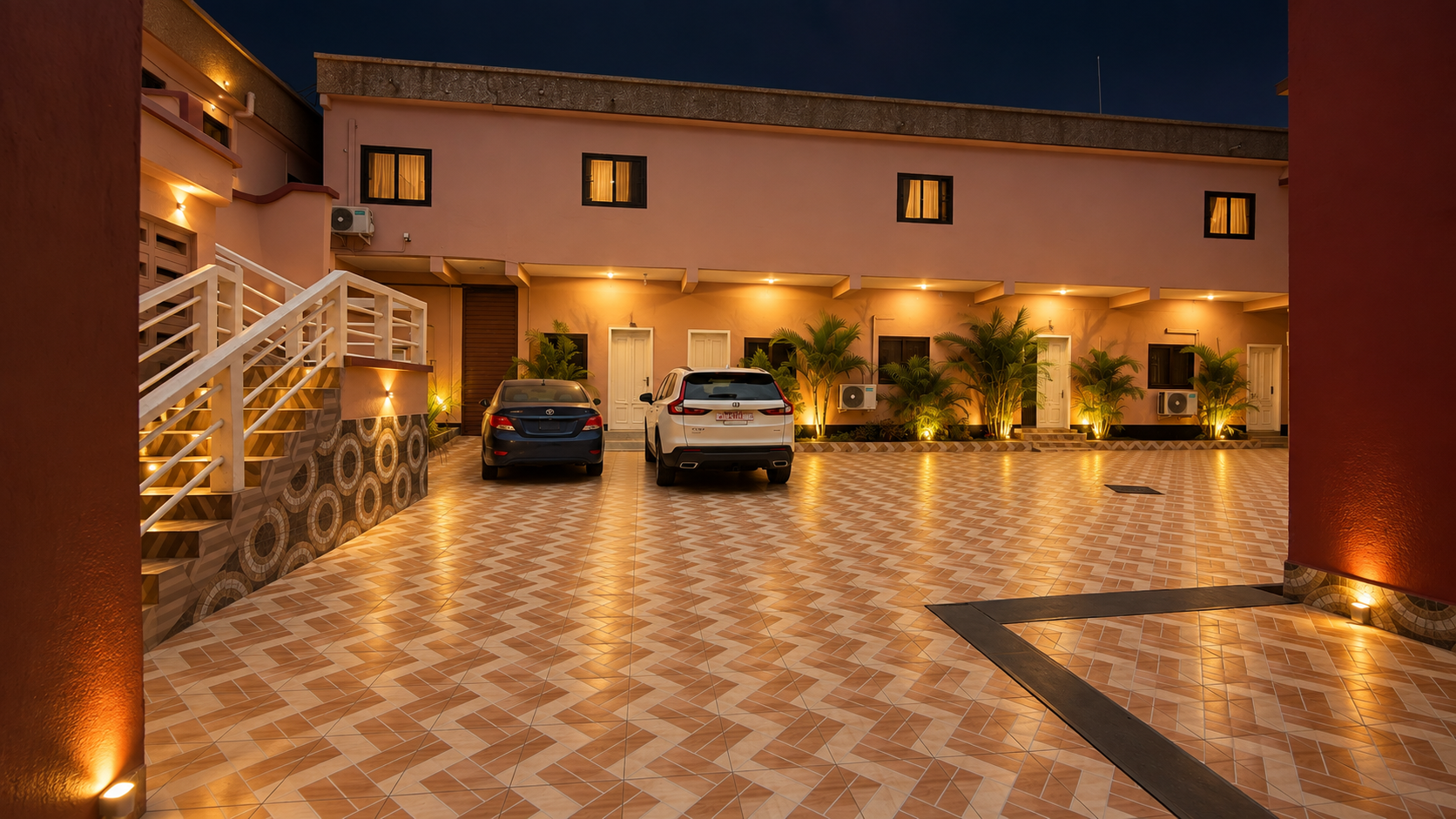 On-site secure car park for KUM Hotel guests